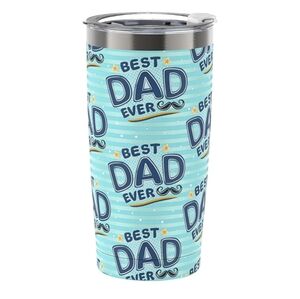 Sursip 20oz Stainless Steel Tumbler "Best Dad Ever"